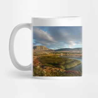 Nimez Lagoon at golden hour Mug